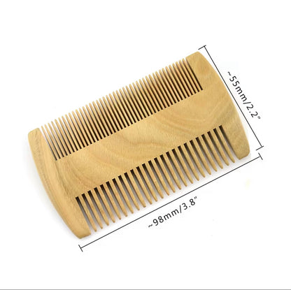 Grooming Tool Duo - Beard Brush + Pocket Comb & Scissors